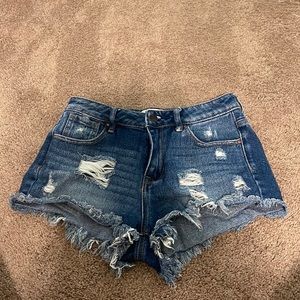 PacSun Ripped Jean Shorts